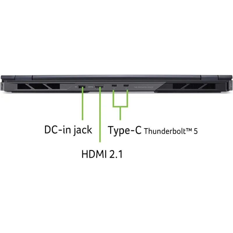 كمبيوتر محمول Acer Predator Helios 18 PH18-73, Black (NH.QVWEU.002)