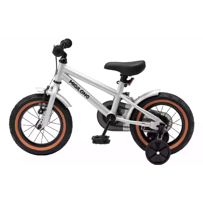 Gyerekkerékpár Miqilong, Silver (RBB-ST12-SILVER)