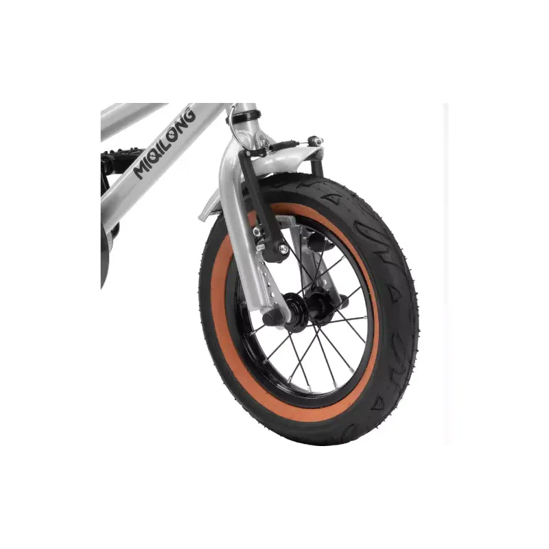 Gyerekkerékpár Miqilong, Silver (RBB-ST12-SILVER)