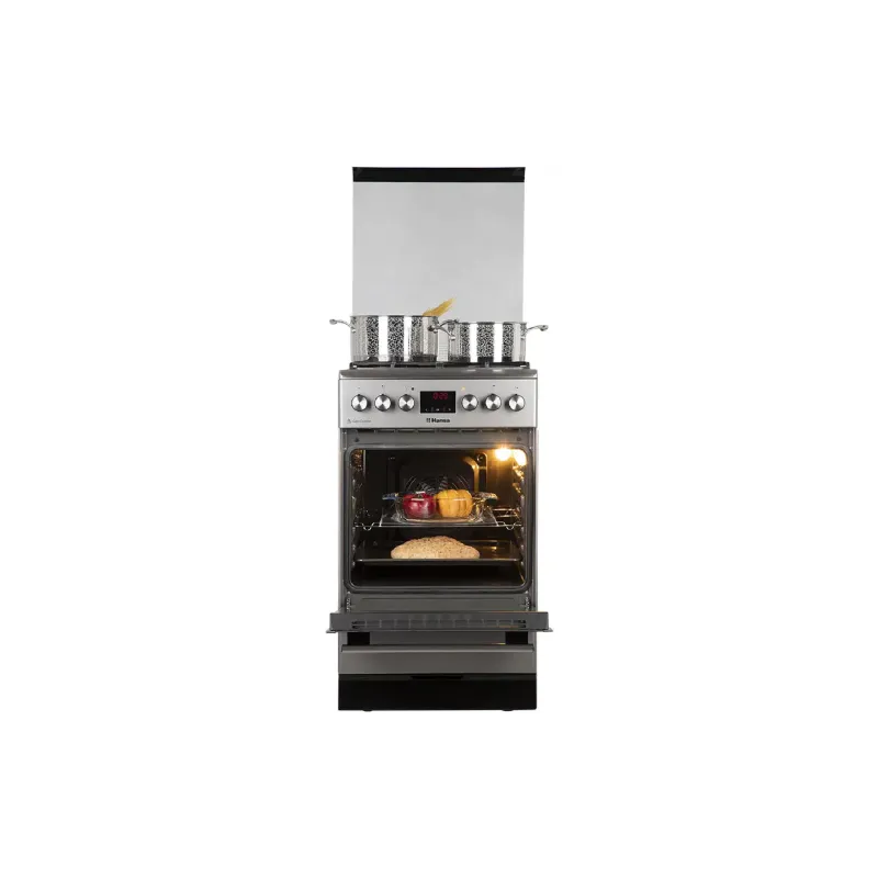 Fogão combinado Hansa FCMS582258, Stainless steel (FCMS582258)