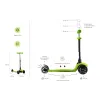 Scooter Miqilong, Green (ALAMO-125-GREEN)