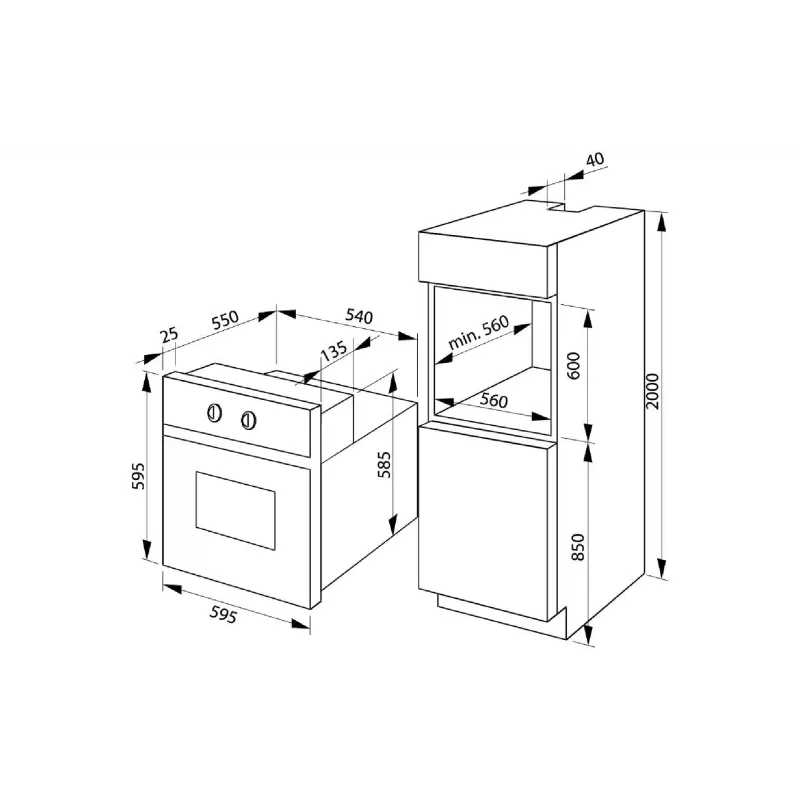 Oven Hansa (BOEI68461)