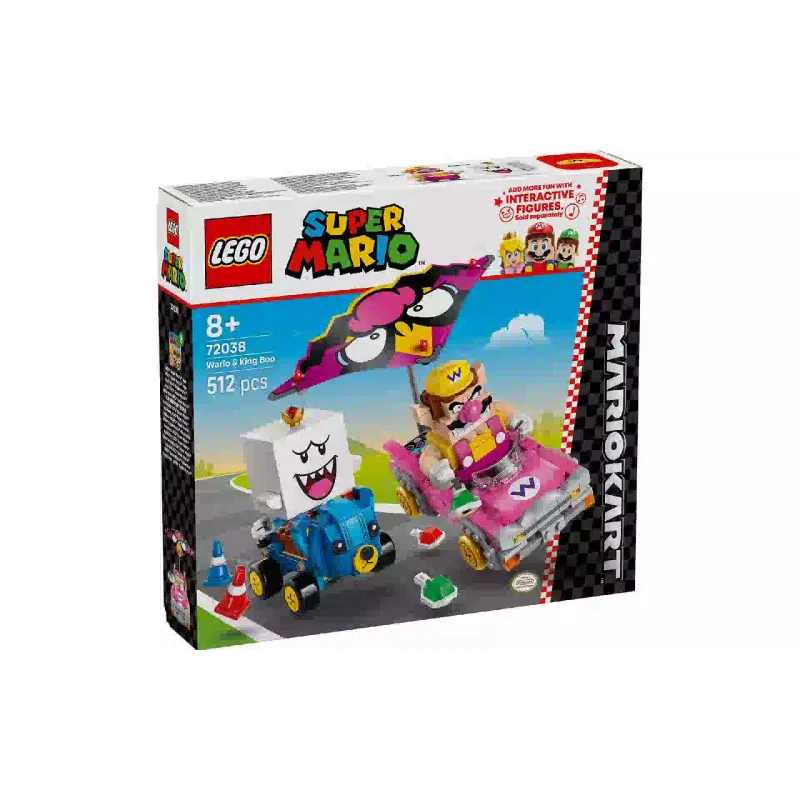 Konstruktor LEGO Super Mario Mario Kart - Wario & King Boo (72038)