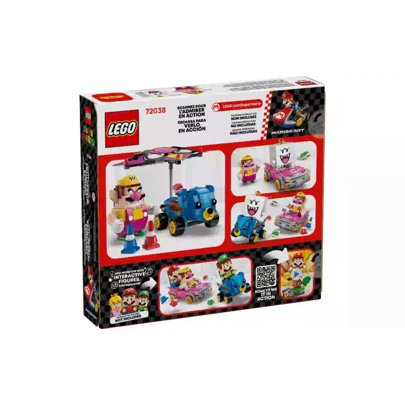Konstruktor LEGO Super Mario Mario Kart - Wario & King Boo (72038)