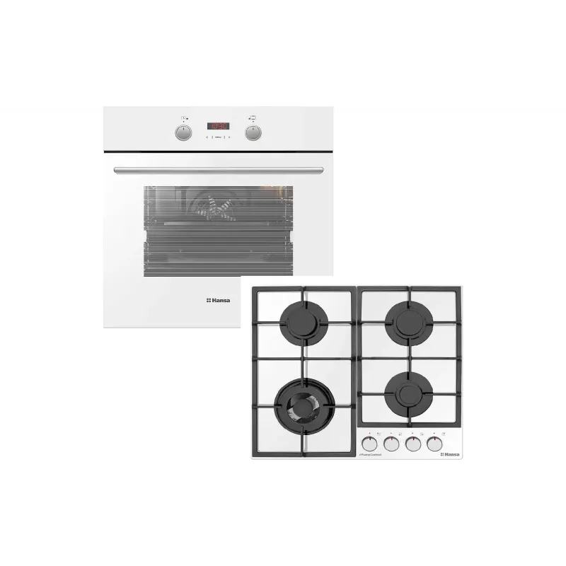 Котлон + фурна Hansa 058688, White (FCGW683299)