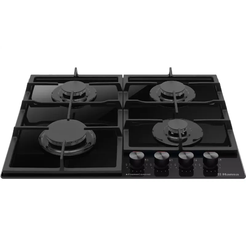 Hob + oven Hansa FCGS69326 (FCGS69326), Black