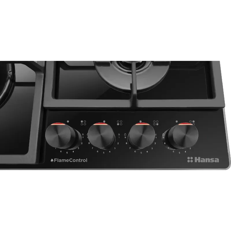 Hob + oven Hansa FCGS69326 (FCGS69326), Black