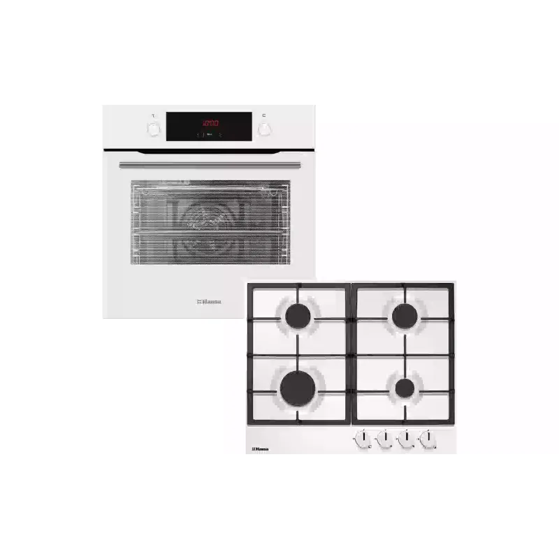 Варильна поверхня + духова шафа Hansa 058687 (FCGW68329), White