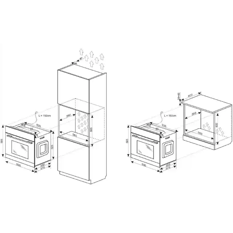 Варильна поверхня + духова шафа Hansa 058687 (FCGW68329), White