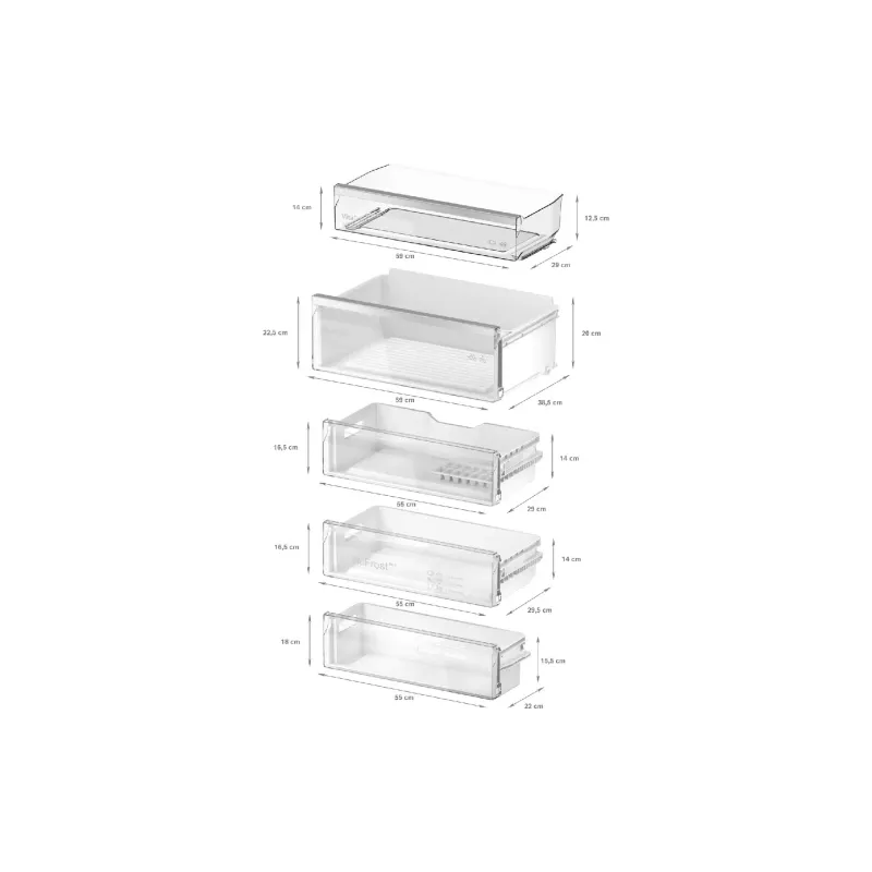 Geladeira embutida Bosch, White (KBN96ADD0)