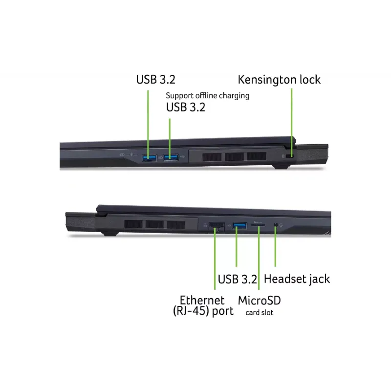 كمبيوتر محمول Acer Predator Helios Neo 18 PHN18-72, Black (NH.QVLEU.003)