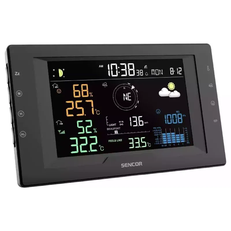 Estação meteorológica Sencor, Black (SWS9400)