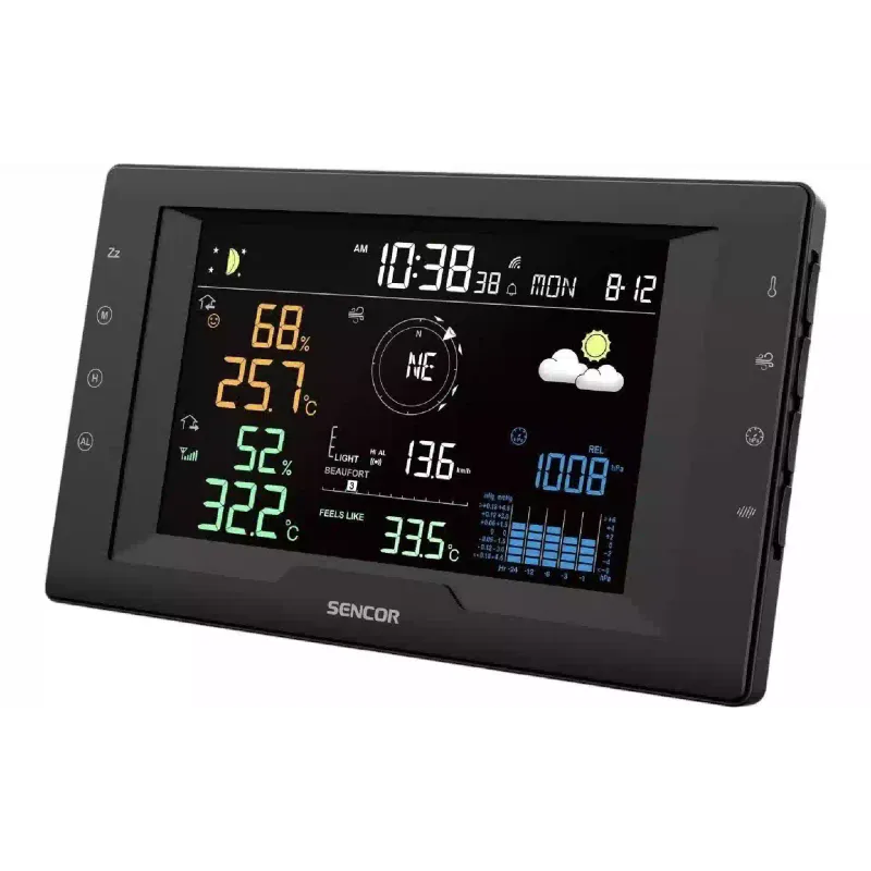 Estação meteorológica Sencor, Black (SWS9400)