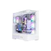 حالة الكمبيوتر Zalman, White (P40PRISMPLUSWHITE)