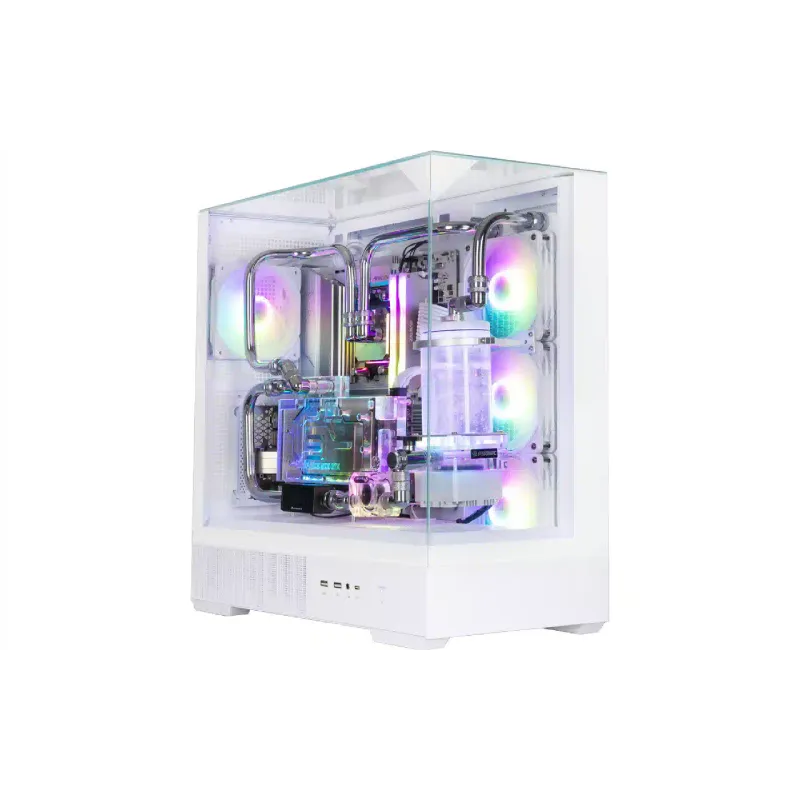 حالة الكمبيوتر Zalman, White (P40PRISMPLUSWHITE)