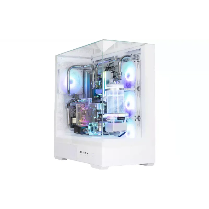 حالة الكمبيوتر Zalman, White (P40PRISMPLUSWHITE)