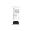 حالة الكمبيوتر Zalman, White (P40PRISMPLUSWHITE)