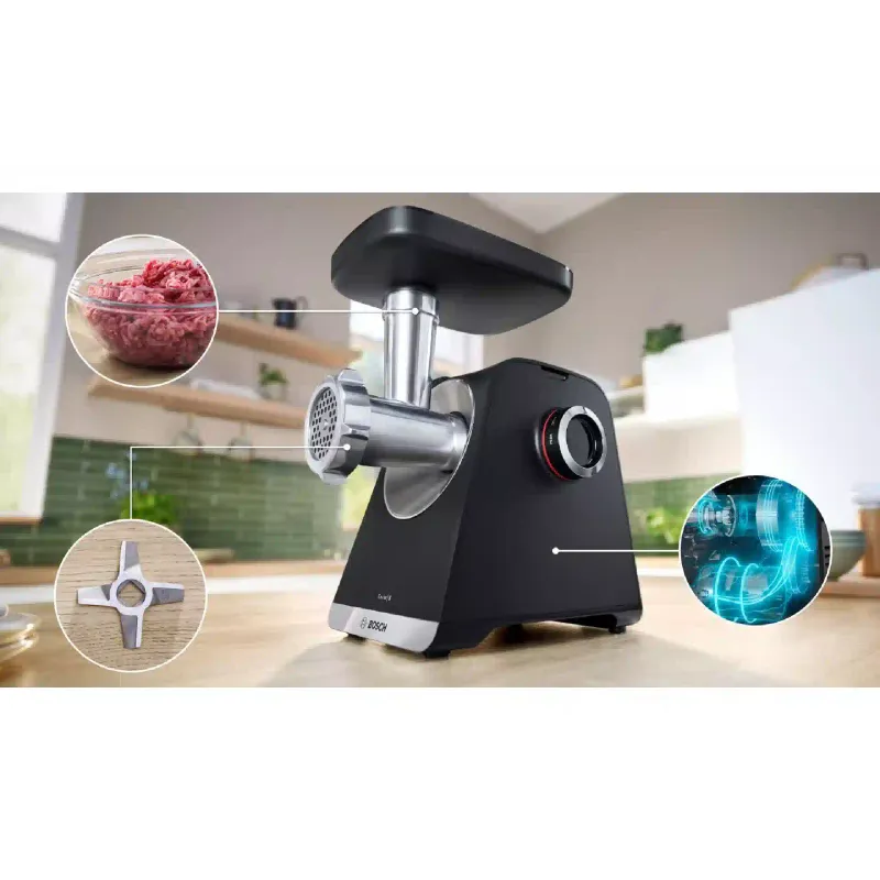 Moedor de carne Bosch, Black (MFWS650B)