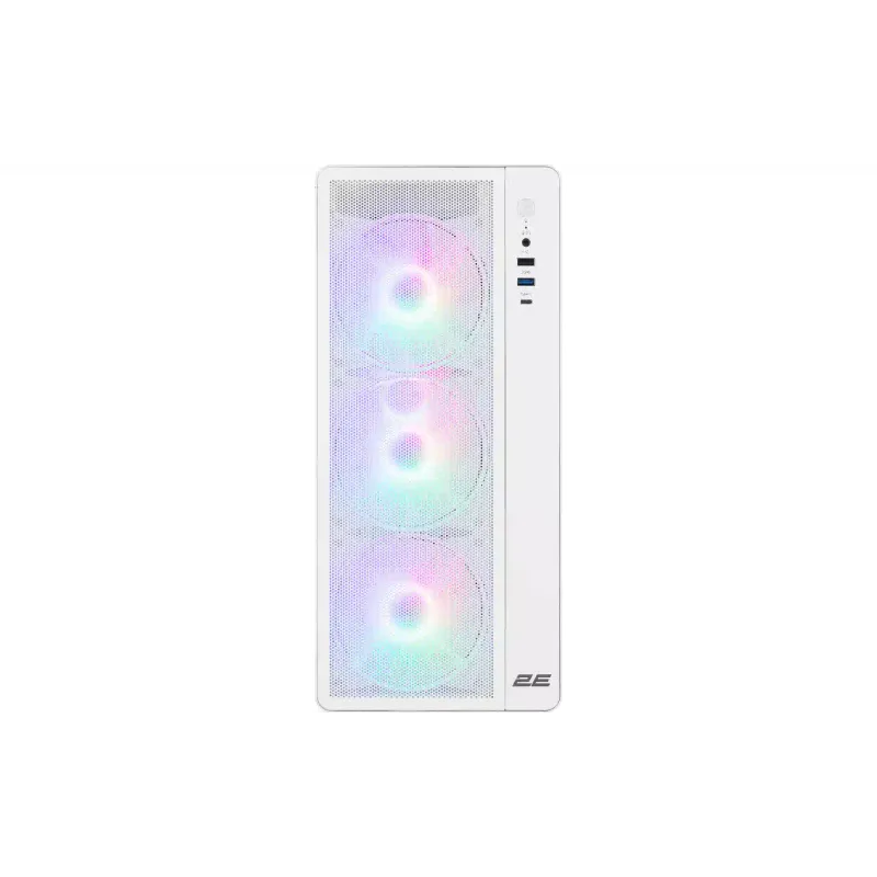 Кутия за компютър 2E Credo Plus V510W, White (2E-V510W)