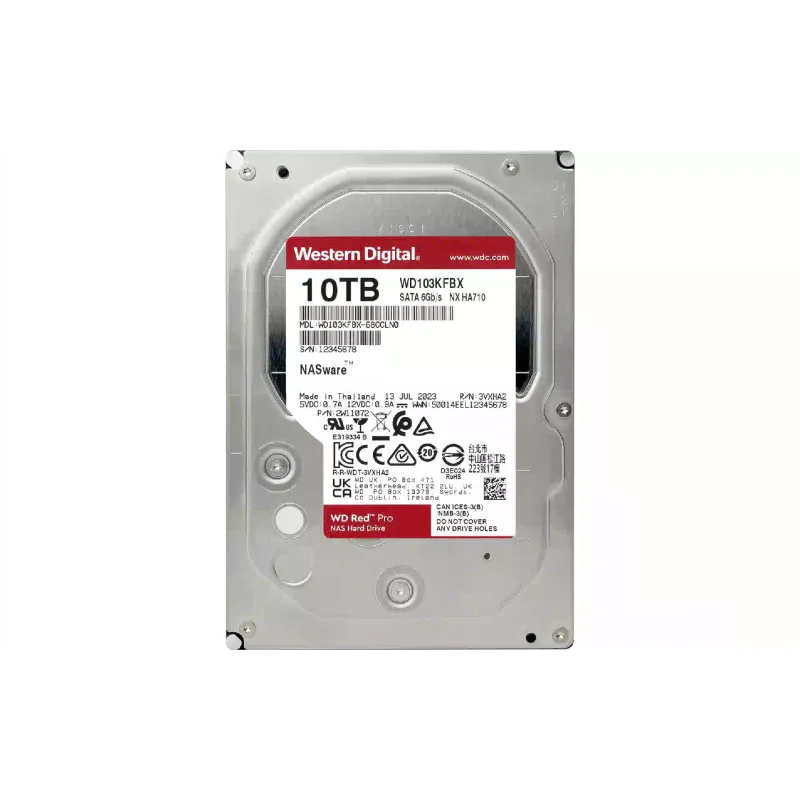 Armazenamento em HDD WD Red Pro (WD103KFBX)