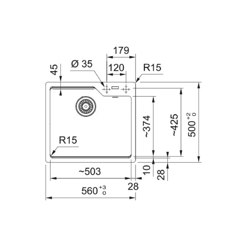 Mosogató Franke (114.0716.705)