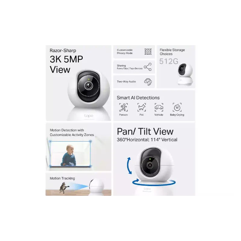 Câmera de vídeo IP TP-Link (Tapo C230)