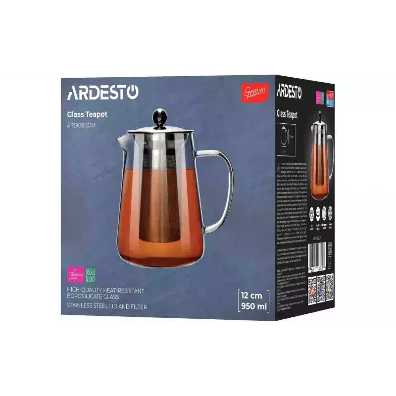 إبريق الشاي Ardesto Gemini Milano (AR1909BGM)