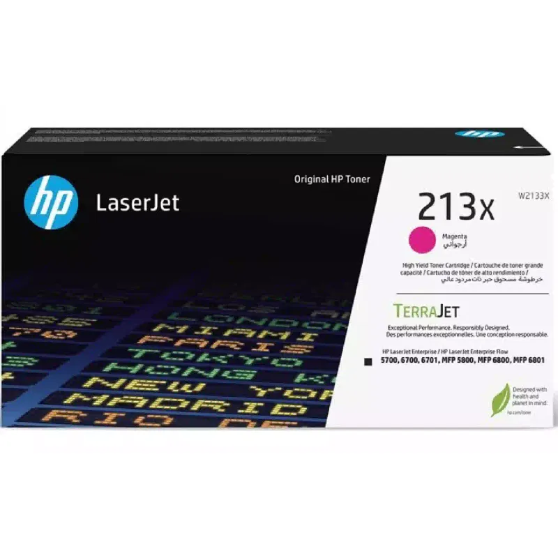 Cartucho HP HP 213X, Magenta (W2133X)