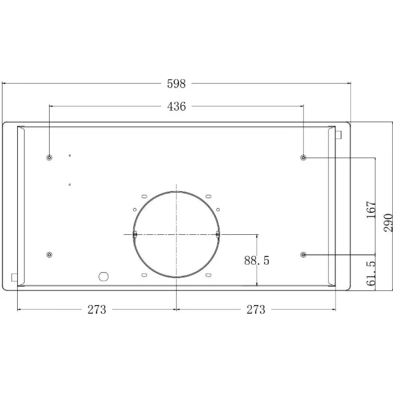 Вбудована витяжка Hansa (OMP6555BGH)
