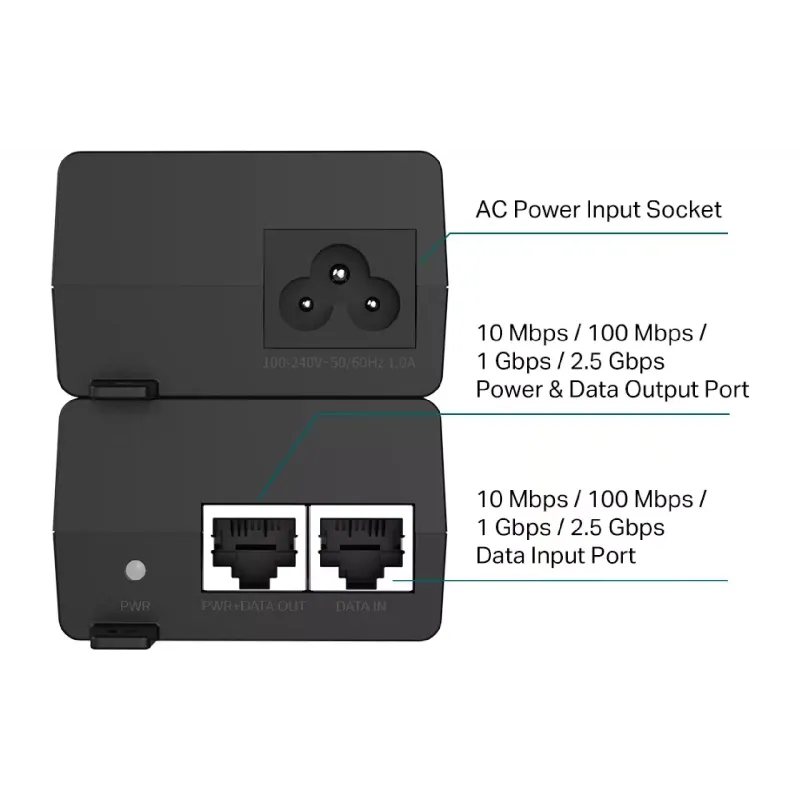 Injetor PoE TP-Link (PoE260S)