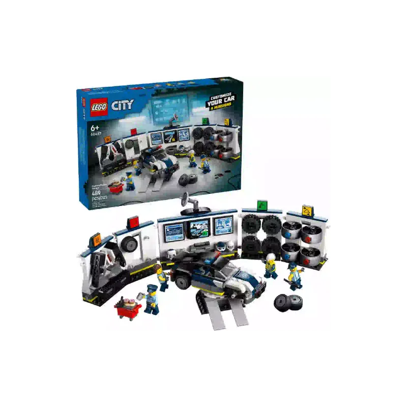Construtor LEGO Custom Police Car garage (60457)