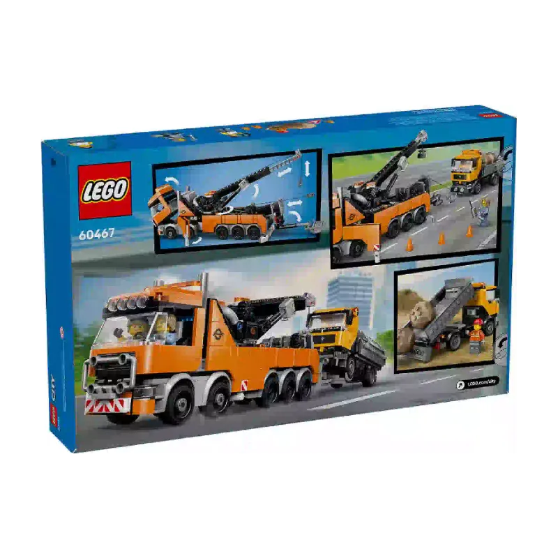 Constructor LEGO City Heavy-Duty Recovery Tow Truck with Crane (60467)