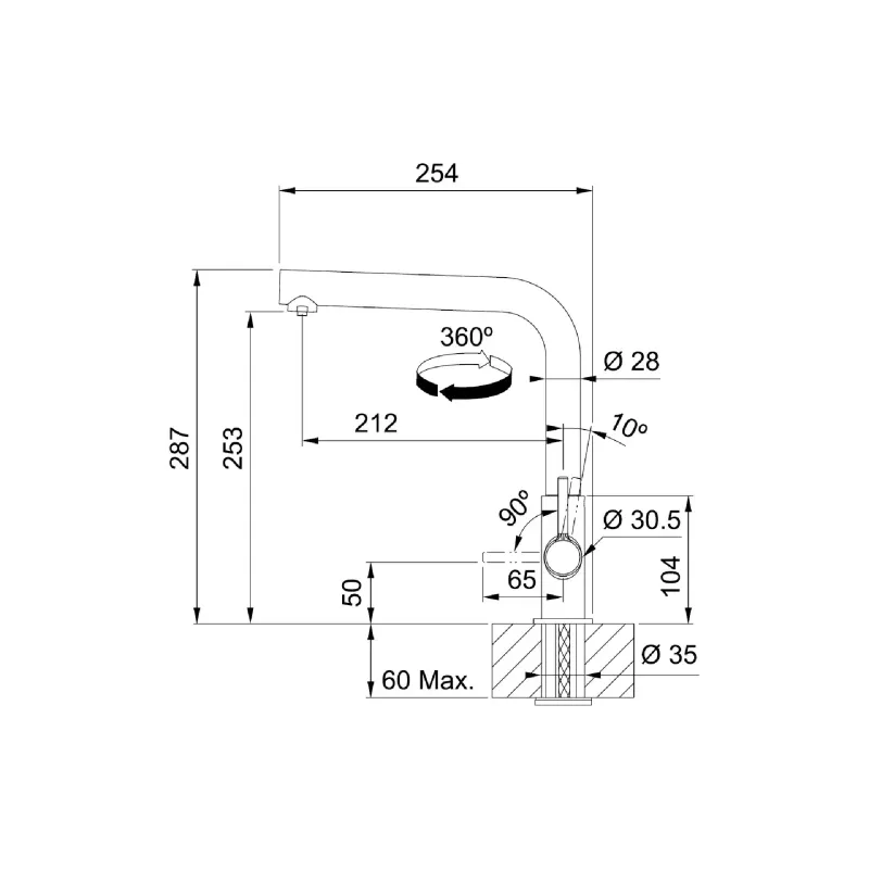 صنبور المطبخ Franke (120.0730.779)