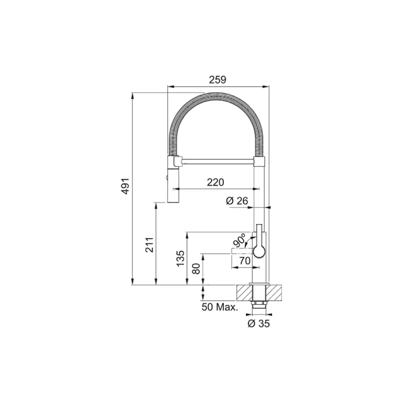 Βρύση κουζίνας Franke (115.0728.395)