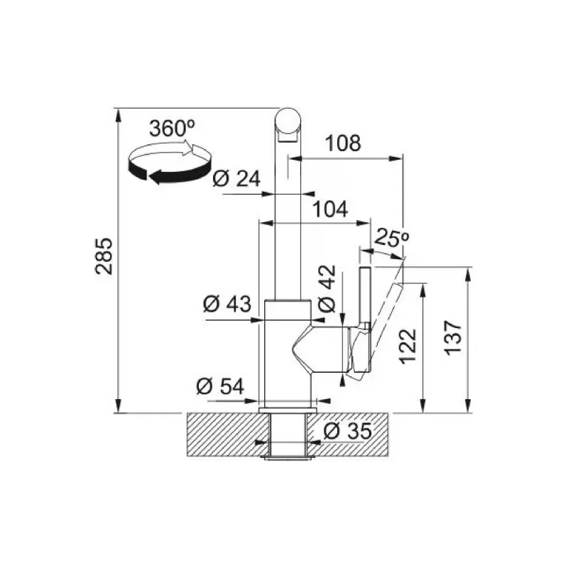 Кухненски кран Franke (115.0728.489)