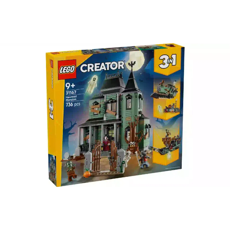 Construtor LEGO Creator 3in1 Haunted Mansion (31167)