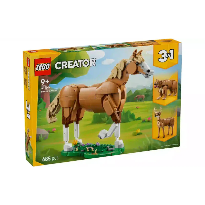 منشئ LEGO Creator 3in1Beautiful Horse (31166)