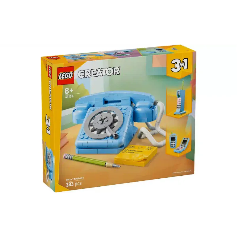 Construtor LEGO Creator 3in1 Retro Telephone (31174)