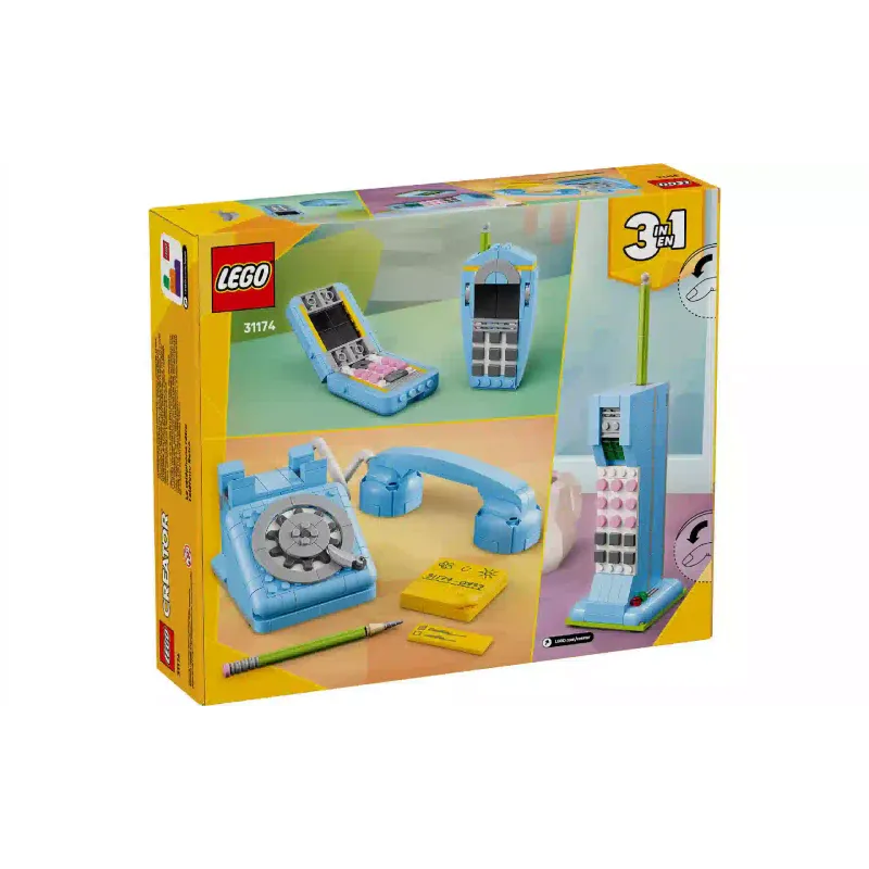 Construtor LEGO Creator 3in1 Retro Telephone (31174)