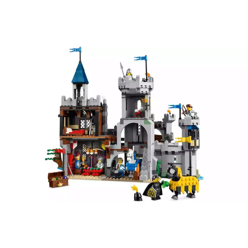 Construtor LEGO Creator 3in1 Medieval Horse Knight Castle (31168)