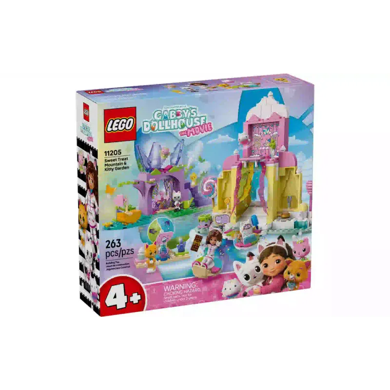 Konstruktor LEGO Gabby's Dollhouse Sweet Treat Mountain & Kitty Garden (11205)