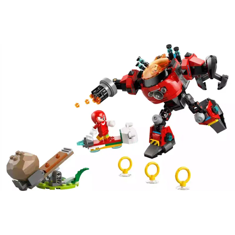 Konstruktor LEGO Sonic the Hedgehog Knuckles vs. Dr. Eggman Egg Crusher Mech (77005)
