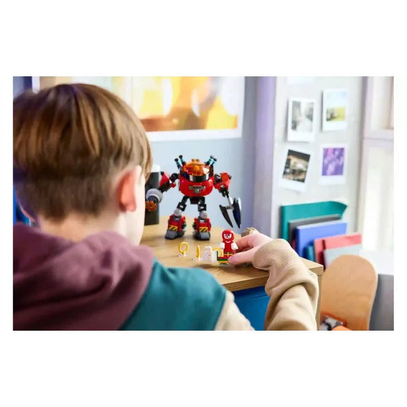 Konstruktor LEGO Sonic the Hedgehog Knuckles vs. Dr. Eggman Egg Crusher Mech (77005)