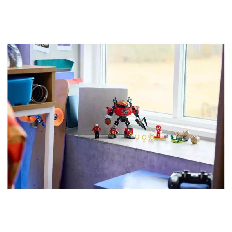 Konstruktor LEGO Sonic the Hedgehog Knuckles vs. Dr. Eggman Egg Crusher Mech (77005)
