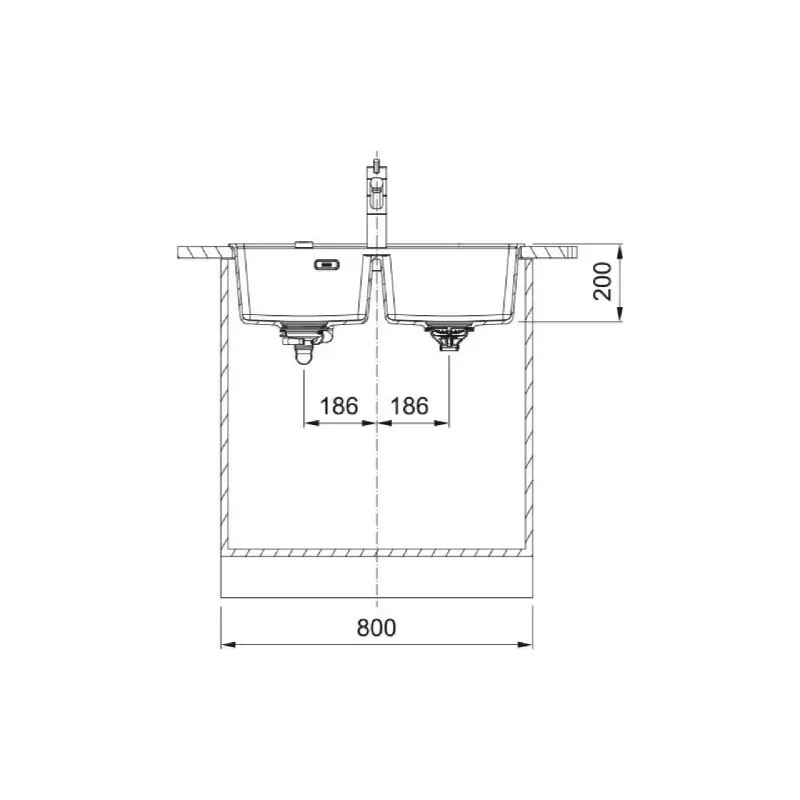 حوض المطبخ Franke (114.0720.011)