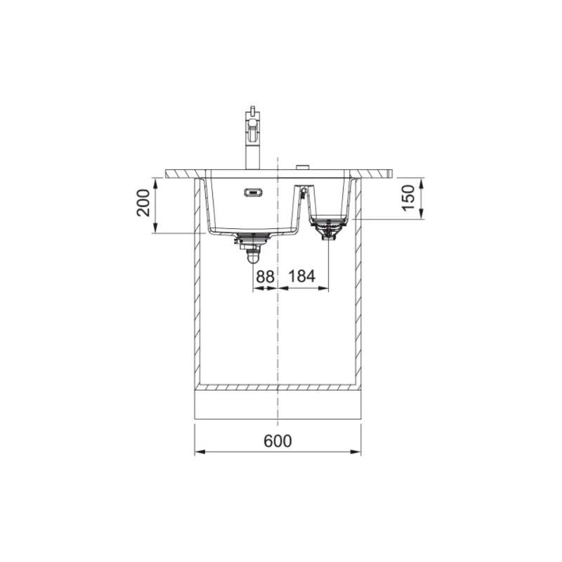 Кухненска мивка Franke (125.0701.783)