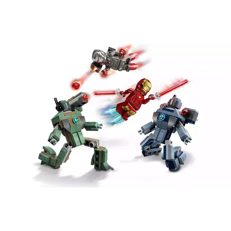 Konstruktor LEGO Iron Man & War Machine vs. Hammer Drones (76320)