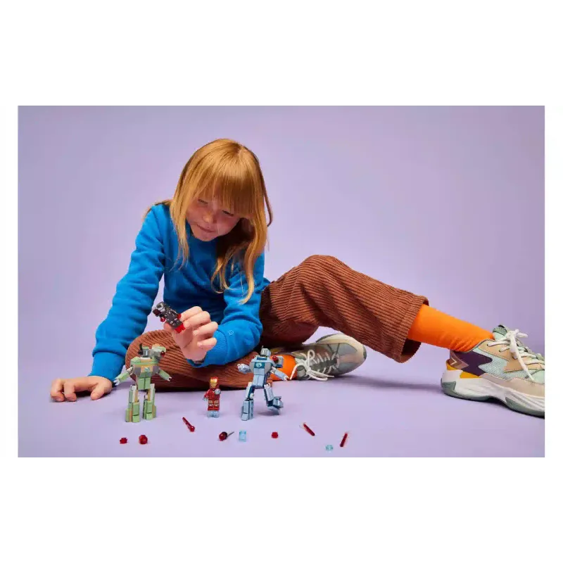 Konstruktor LEGO Iron Man & War Machine vs. Hammer Drones (76320)