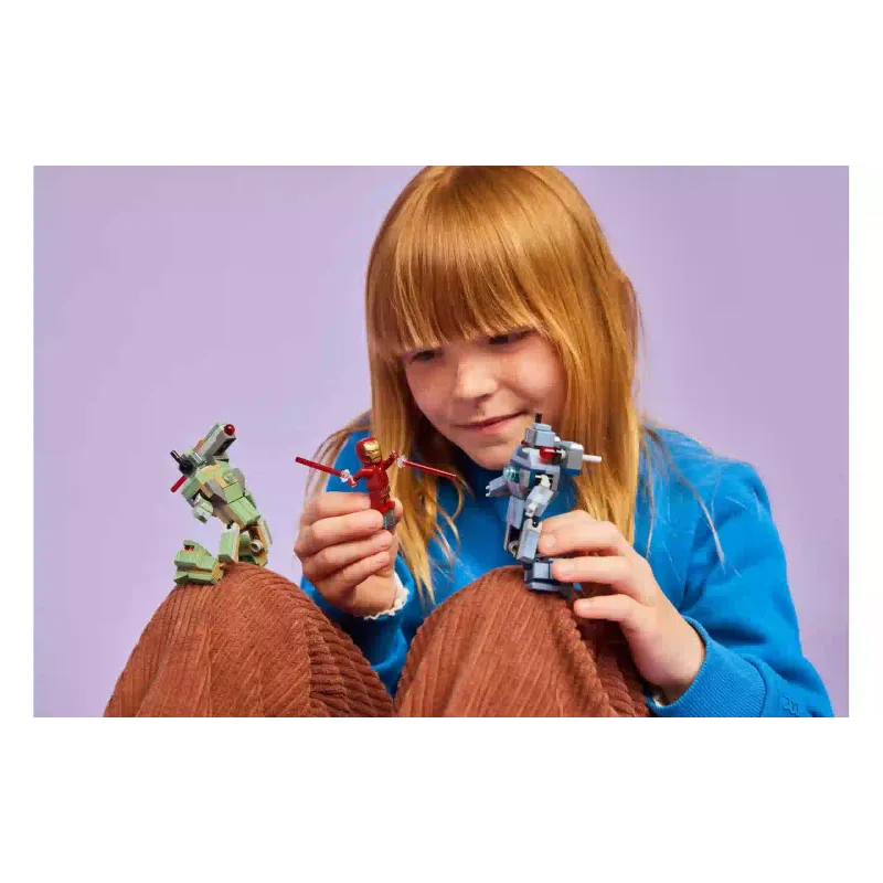 Konstruktor LEGO Iron Man & War Machine vs. Hammer Drones (76320)