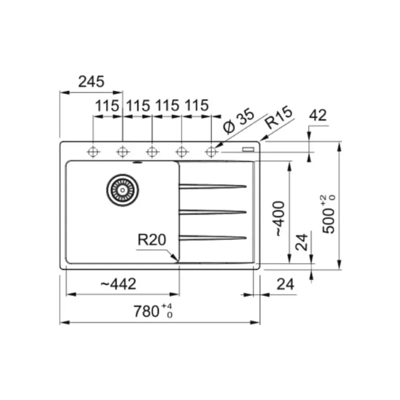 Кухонна мийка Franke (114.0630.475)